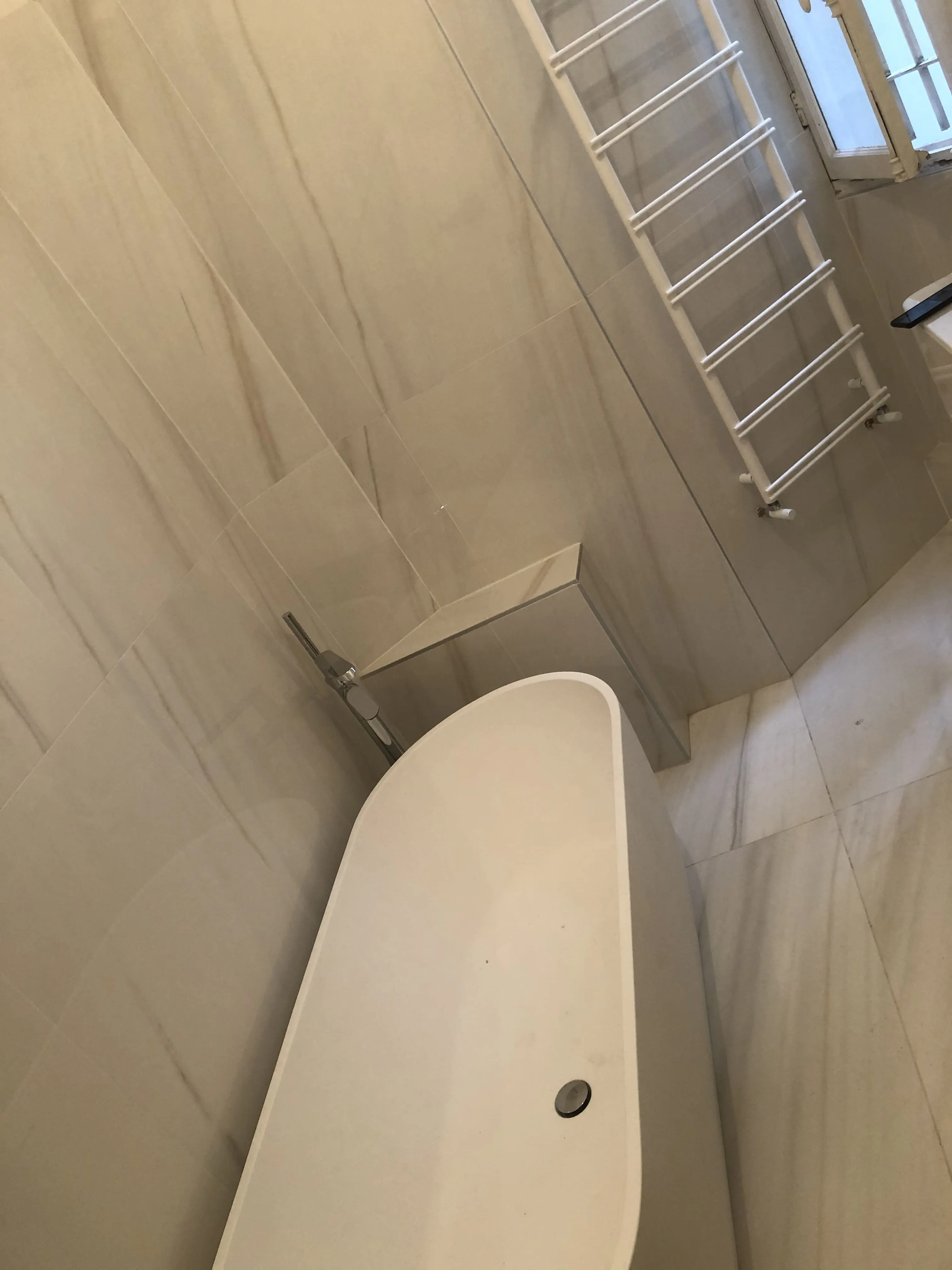 Salle de bain marbre