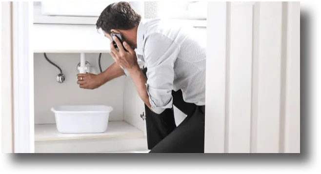 Fuite salle de bain