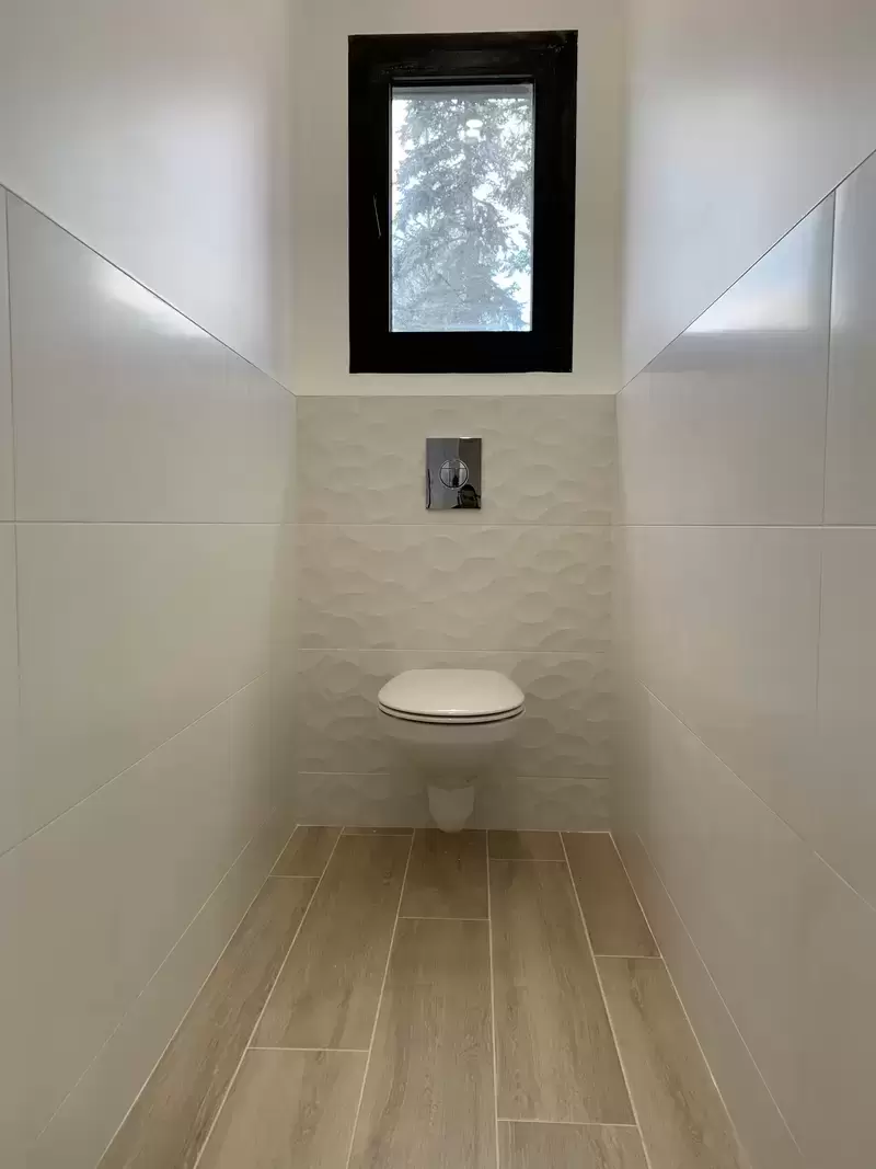 Photo toilette beige